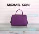 Knockoff Michael Kors Fashionable Style Purple Genuine Leather Handbag (4)_th.jpg